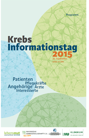 Krebs-Informationstag am 26.09.2015 in München