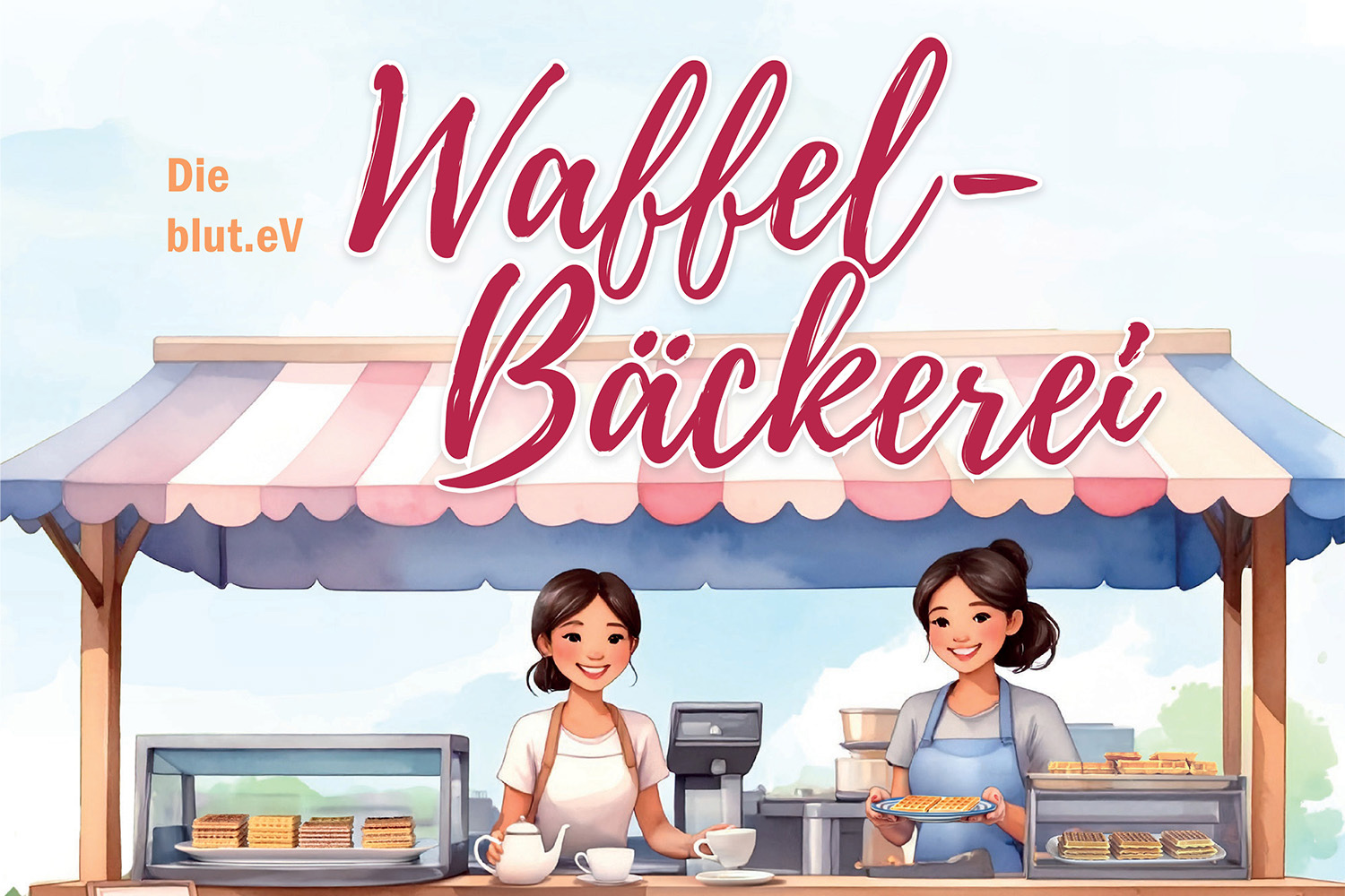 blut.eV Waffelbäckerei im Städtischen Klinikum